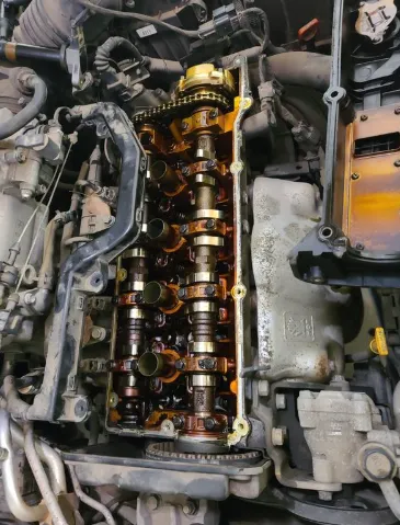 A complete valve cover gasket replacement kit including main seal, spark plug tube seals, and bolt grommets.
